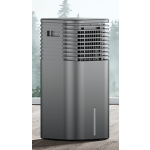 24" Windowless Portable Air Conditioner, 15H Timer & 120Oscillation, 3-IN-1 Portable AC Unit with Remote, 2-Gal Tank, 3 Modes & 3 Speeds, Ultra-Quiet Ventless Swamp Cooler for Home Office, Onyx