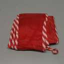 Hanaive 10 Pcs 17 Inch Mesh Christmas Stockings Bulk Long Red and White Candy Cane Christmas Stockings for Family Holiday Christmas Party Decorations