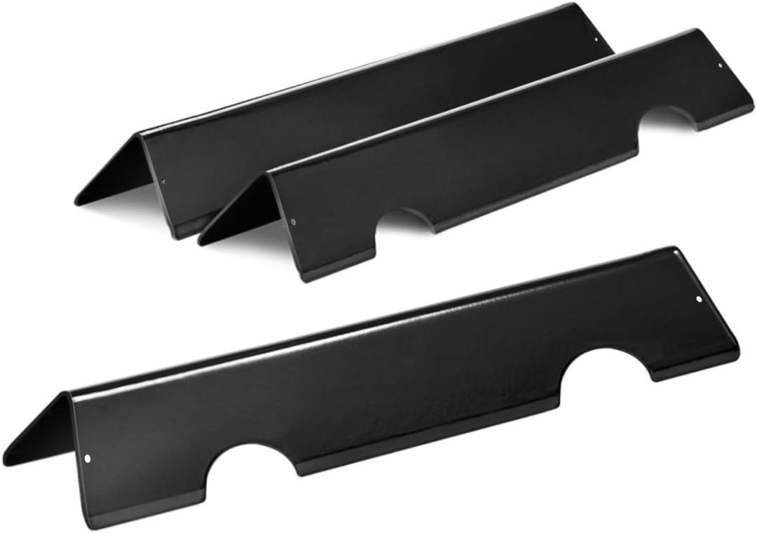 Grill Parts For Weber - 15.3 Inch 7635 Flavorizer Bars For Weber Spirit 2 200 & Spirit 200 Series Gas Grill With Front Control Spirit E210 S210 E220 S220 - Porcelain Enameled, 3 Packs