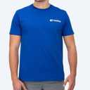 Costa Del Mar Men's Emblem Bass Short Sleeve Crewneck Tee (XX-Large, Blue)