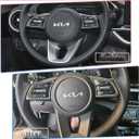 MUXEE 3Pcs Steering Wheel Cover Trims Interior Decaration Sticker for Kia Forte Cerato K3 2019 2020 2021 2022 2023 2024 - ABS Carbon Fiber Sport Interior Accessories(NOT FIT GT and GT Line Models)