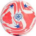 Adidas FIFA Club World Cup Club Soccer Ball (4, White/Lucid Red/Power Blue/Black/Club)