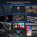 Wireless CarPlay Adapter for Apple iPhone - 4 in 1 Airplay Mirror Link Adapter Multi-User Seamless Connection Converts Wired to Wireless CarPlay Adapter - No Latency from iOS 10+ to Screen w/USB-C