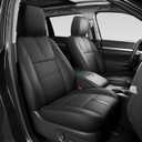 Xipoo 8 Seats Seat Cover Compatible with 2014-2019 Toyota Highlander Car Seat Protector Replacement for 2014-2019 Toyota Highlander Accessories(Fit 2014-2019 W/Second Row 40/60 Split,Black)