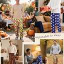 Mens Christmas Pajama Pants,Novelty Funny Soft Pj Sleep Lounge Bottoms with Pockets & Drawstring (Large, Gold Kittens)