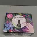 JEWHITENY 45PCS Gel Nail Polish Kit, 42 Colors 5ML Gel Polish Nude Gray Pink Blue Soak Off Glitter Nail Art Starter Kit Beauty Gifts Set for Women Girls Valentines Mother's Day Gift