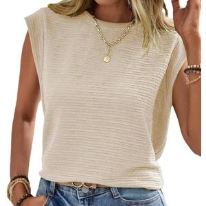 Allimy Womens Summer Tops Casual Outfits Cute Clothes Trendy 2025 Fashion T Shirt (Pink, L)