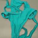 Tainehs Womens Sexy One Piece Bikini Swimsuits High Cut Cheeky Swimwear Thong Bottoms Bathing Swimsuits, Size XS