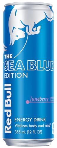 Red Bull Sea Blue Edition Energy Drink, 12 Fl Oz Can 2 BB Date 06/16/2026
