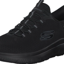 Skechers Men's Summits High Range Hands Free Slip-in Sneaker, Black/Charcoal, 11,5 Wide