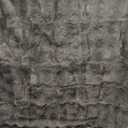 Amlie Home Faux Fur Throw Blanket for Couch, Ultra Soft Fuzzy Plush Bubble Throw for Sofa, Living Room & Home Decor, 50"x60", Cationic Bear Brown