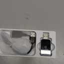 Wireless CarPlay Adapter for iPhone, Convert Wired to Wireless Apple CarPlay Adapter, Mini Size with Extension Cable USB & USB-C/Type-C, Stable Control & No Delay, Black 