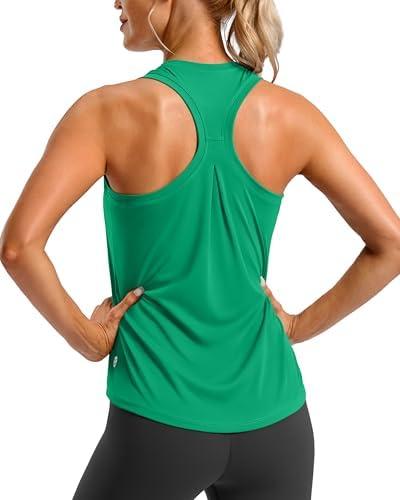 G Gradual Women's Workout Tank Tops Racerback Athletic Yoga Tops Loose Fit Sleeveless Running Gym Sports Shirts for Women L