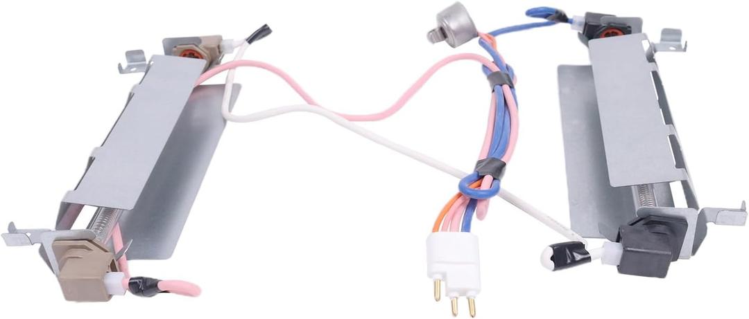 Refrigerator Defrost Heater & Thermostat Kit WR51X442 WR51X0442 Compatible with GE Hotpoint Kenmore RCA Radiant