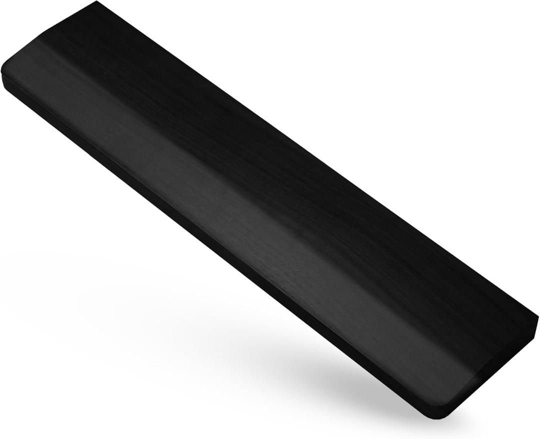 Kothar Wooden Keyboard Wrist Rest (Compact, Black)