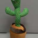 Dancing Mimicking Talking Cactus Toy,Funny Gift for Toddler 1 2 3 Year Old Boy Girl,Singing Record Repeat What You Say Light Up Baby Infant Toys 6-12 12-18 Months (Volume Adjustment)