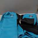 NICETOWN Peacock Teal 100% Blackout Lined Curtains, 2 Thick Layers Completely Blackout Window Treatment Panels Thermal Insulated Drapes for Kitchen (1 Pair, 42" Width x 63" Length Each Panel)