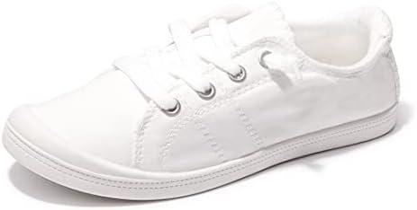 Women's Slip On Canvas Sneaker Low Top Casual Walking Shoes Classic Comfort Flat Fashion Sneakers 7