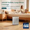 LEVOIT Air Purifier for Home Large Room Up to 1073Ft with Air Quality Monitor, AHAM VERIFIDE, Smart WiFi, Washable Pre-Filter, HEPA Sleep Mode for Pets, Allergies, Dust, Pollen, Vital 100S-P, White
