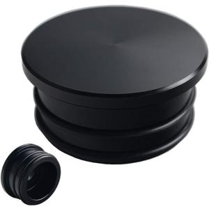 Dewhel Billet Turbo Resonator Plug Cover Cap For Chevy 2004.5-2010 Duramax Diesel LBZ LLY LMM (Black) 