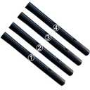 4Pack 1.25 Inch Vacuum Extension Wands with 1-1/4" Fitting (32mm) (1.25 in) - 1.25 Inch Shop Vac Extension Tubes, Accessories and Attachment 32mm, Replacement Vacuum Cleaner Extension Pipe Tubes