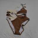 Swimsuits for Women V Neck 2025 Summer Ruched Sexy Modest Swimwear, Size L