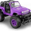 NQD RC Cars 1:16 Scale Remote Control Jeep Car 80 Min Playtime 2.4Ghz Off-Road RC Trucks for for Toddlers Girls Kids Teens (Purple)