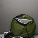 Anngrowy Pop Up Privacy Shower Tent - Portable Outdoor Camping Bathroom Toilet Changing Dressing Room - UPF40+ Waterproof (Army green)