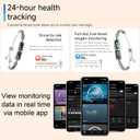 Smart Bracelet for Women Fitness Tracker Ladies Slim Thin Health Wristband Dress Diamond Dainty Activity Tracker Heart Rate Sleep Monitor Step Counter Calories Pedometer, No Subscription Fee