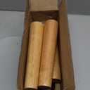 10 inch Solid Wood Furniture Legs, 4Pcs Mid-Century Modern Wooden Replacement Feet with Threaded 5/16'' Hanger Bolts & Mounting Plate & Screws for Sofa Couch Armchair Cabinet TV Stand (Natural Wood Color)