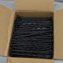 200Pcs 8-Inch Plastic Landscape Edging Spikes, Spiral Anchoring Nails for Weed Barrier, Paver Edging, Landscape Edging, Artificial Turf, Grass Pathways, and More