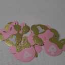 Pink and Gold Minnie Birthday Party Banner Mouse Birthday Supplies,Photo Props,Baby Shower,Minnie Party Decoration