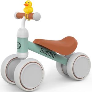 Baby Balance Bike Toys for 12-36 Months Kids Toy Boy Girls Gifts Toddler Best First Birthday Gift Children Walker No Pedal Infant 4 Wheels Bicycle (Light Green)