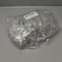 Moon and Star LED Curtain Lights, 8.2ft Christmas Decorations Indoor String Lights, Twinkle Fairy Light for Bedroom,Ramadan Decor, Battery Operated or USB Plug-in, Warm White