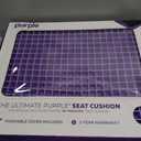 Purple Ultimate Seat Cushion, Large 2.5 Inch Gel Seat Cushion | GelFlex Grid for Office Chair, Gaming, Car - Pressure-Reducing for Long Sitting, Temperature-Neutral, No-Slip - Made in USA