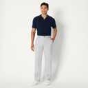 Amazon Essentials Mens Classic-Fit Wrinkle-Resistant Flat-Front Chino Pant (Available in Big & Tall) (Gray)