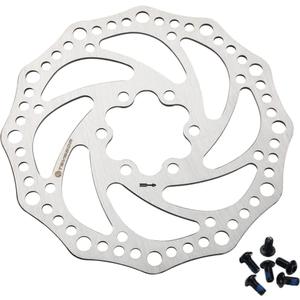Teyssor 180mm Bike Disc Brake Rotor Fit for Road Bike Mountain Bike BMX MTB
