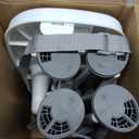 Bright Starts Pop 'N Sit Portable Booster, Indoor/Outdoor Use, Floor Seat with Feeding Tray, Grey, 6 Mos - 3 Yrs (Core Gray)