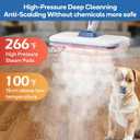 Steam Mop for Floor Cleaning,15-Second Setup,Chemical-Free Floor Cleaner for Hardwood,Laminate,Tile&Greasy Spots.Ergonomic Design with Hands-Free Standing,3 Steam Settings,Reusable Washable Pads