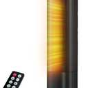 Space Heaters Indoor Use, 26" 12ft/s Electric Heater with Remote, 1500W Electric Heaters with 75Oscillation, 1-12H Timer, PTC Electric Heater for Large Room, Bedroom Home Office1