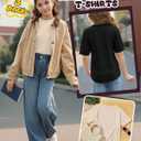 3 Pack Girls' Shirts Half Sleeve Crew Neck Tops Casual Loose T Shirts Teen Soft Basic Tee Kids Clothes 13-14Y