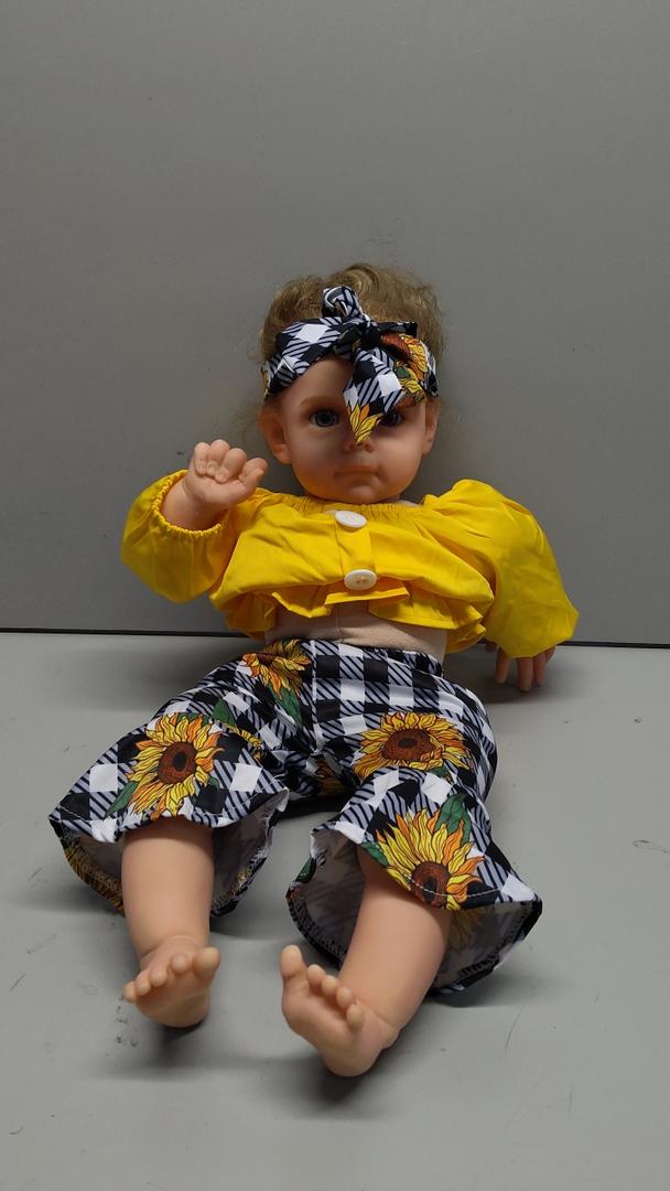 Reborn Baby Dolls Girl, 22 Inch Realistic Newborn Baby Doll, Lifelike Baby Doll That Look Real, Adorable Vinyl Soft Body Weighted Reborn Toddler Gift