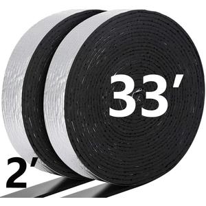 Pipe Insulation Wrap 2" Wide X 33 Ft Water Pipe Foam Insulation Tape Self Adhesive Aluminum Foil Insulation Wrap for Outdoor Winter Cold Hot Water Pipes (1Pcs)