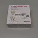 25 Pack C7 Clear Multicolor Christmas LED Light Bulbs, Vintage C7 Replacement Bulbs for Outdoor Christmas String Lights, 0.6W Night Light Bulb for Xmas Tree Patio Party, E12 Intermediate Base, Glass