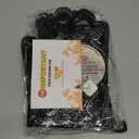 KITCHEN PERFECTION Silicone Smoker Oven Gloves -Extreme Heat Resistant BBQ Gloves -Handle Hot Food Right on Your Smoker Grill Fryer Pit|Waterproof Oven Mitts Grill Gloves |Superior Value Set+3 Bonuses (One Size Fits Most, Deep Black)