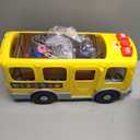 Fisher-Price Little People Toddler Toy Big Yellow School Bus & Community Heroes Set, Musical Pull-Along Vehicle & 9 Figures for Kids Ages 1+ Years, Large