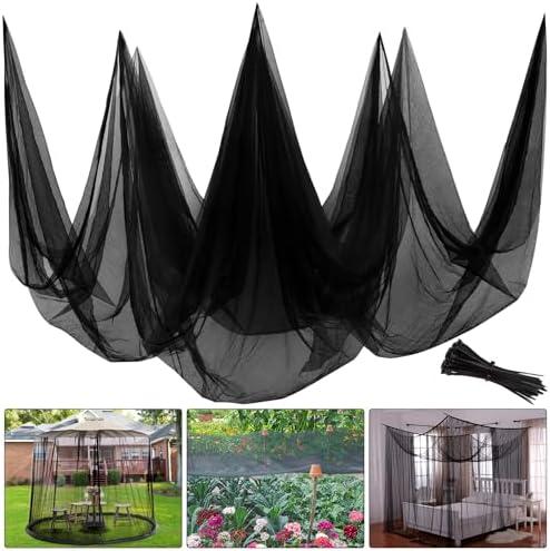 Mosquito Net, 39 x 10 Ft Mosquito Netting for Patio Insect Bird Netting for Garden Protection, Hexagonal Mesh Garden Net Breathable Plant Covers Protect Vegetables Fruits from Birds Bugs