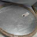 sawsile Round Wood Mirror,30 inch Circle Rustic Farmhouse Natural Wooden Frame Boho Beads Wall Mirror for Bathroom,Living Room,Bedroom or Entryway