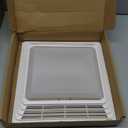 S97013662 Nutone Bathroom Fan Cover Grille and Lens Assembly Kit Compatible with Broan Nutone bathroom fan cover 655, 656, 657, 659, 695, HFL695, 696 Bathroom Vent Cover