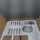 Durahonn Cognac K9 Crystal Chandeliers Lighting Fixture10 Lights, Classic Vintage Crystal Candle Chandelier, E12 Crystal Pendant Light Fixtures for Home Store Hallway (10 Lights)